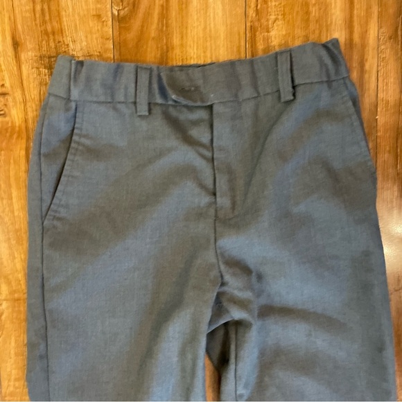 GIOVANNI UOMO Boys Gray‎ Slacks Slim Waist Tighteners Size 12 - Picture 2 of 12